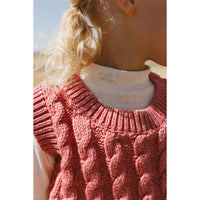 L by Ladida Off White Pointelle Turtleneck