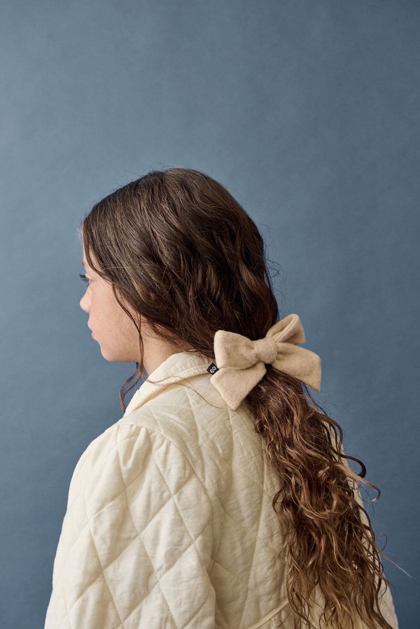 Knot Hairbands Blush Woolen Bow