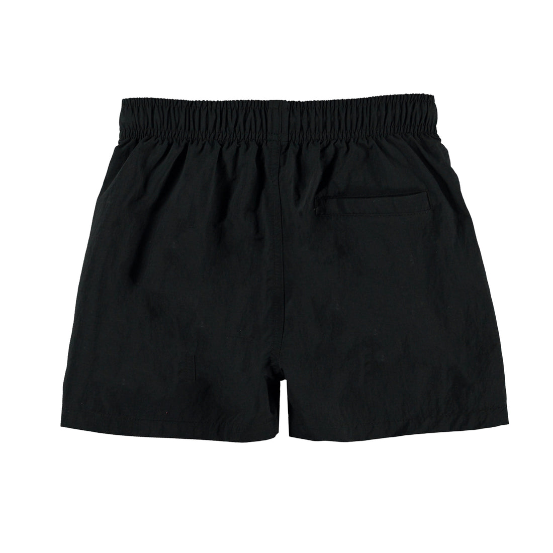 Molo Black Niko Solid Swim Trunks