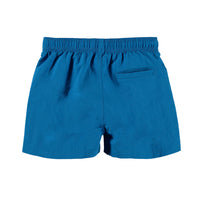 Molo Retro Blue Niko Solid Swim Trunks