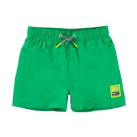 Molo Bright Green Niko Solid Swim Trunks