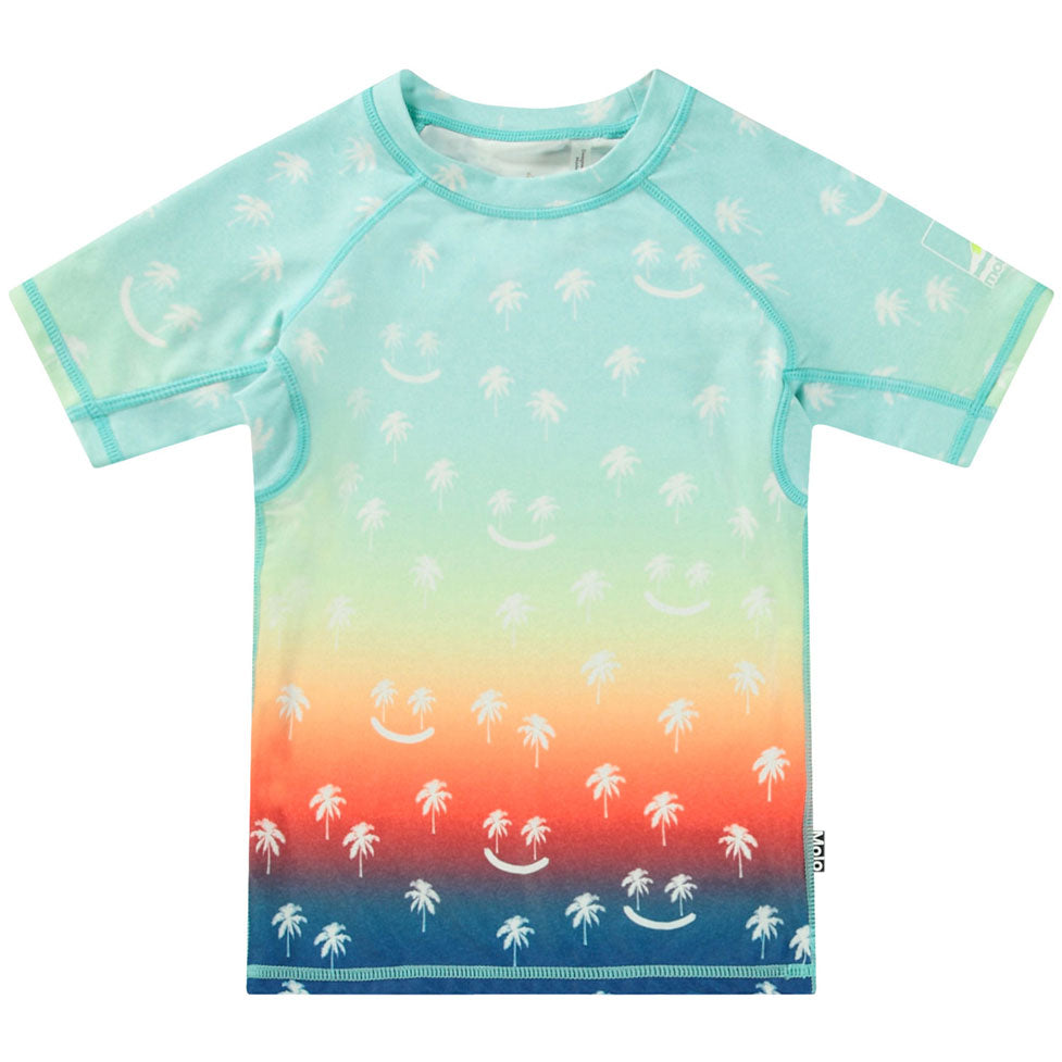 Molo Palmtree Smile Neptune Swim T-Shirt