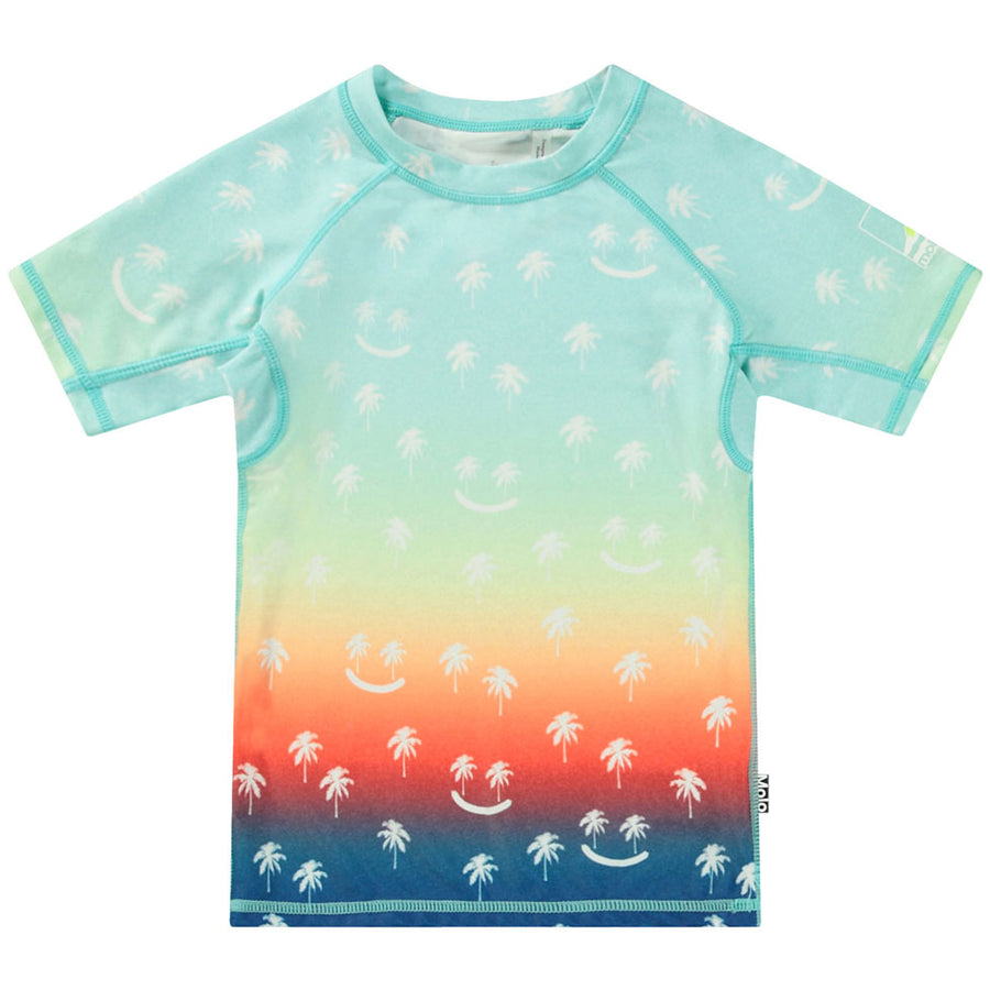 Molo Palmtree Smile Neptune Swim T-Shirt