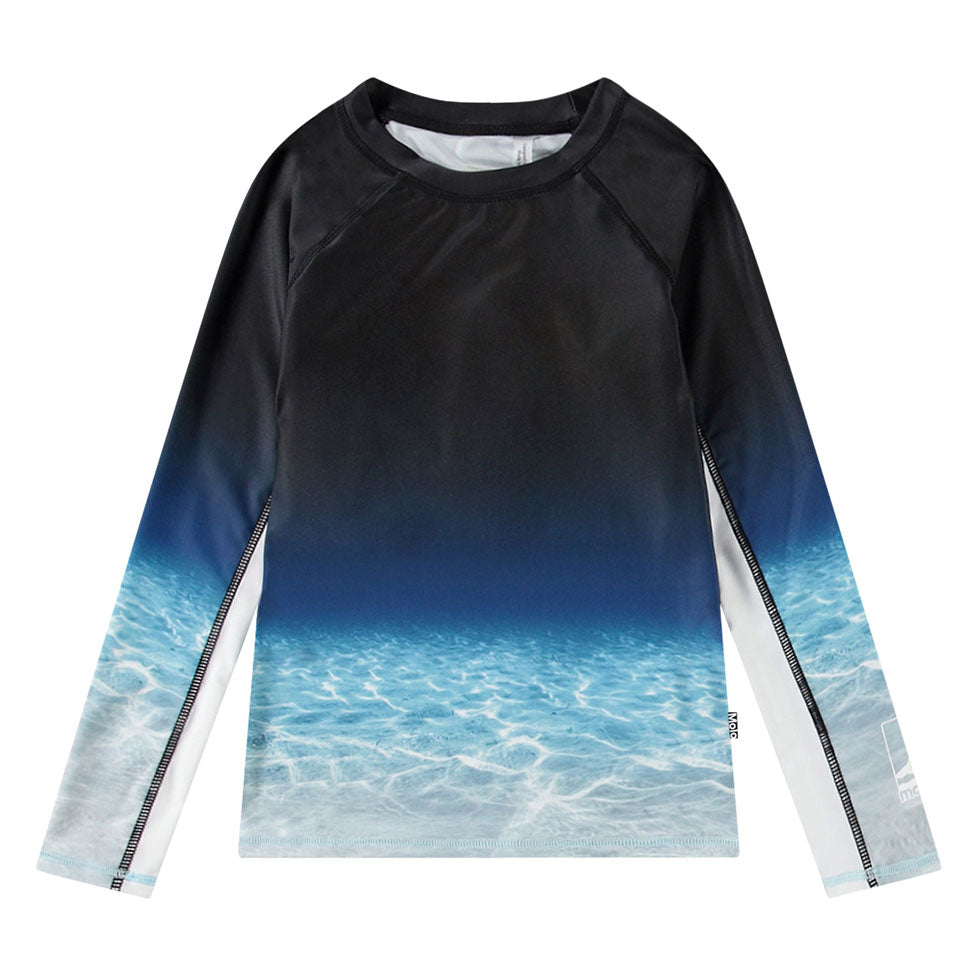 Molo Faded Ocean Neptune LS Swim T-Shirt