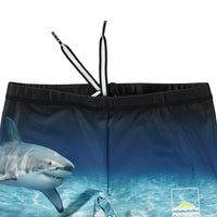 Molo Faded Shark Norton Placed Trunks