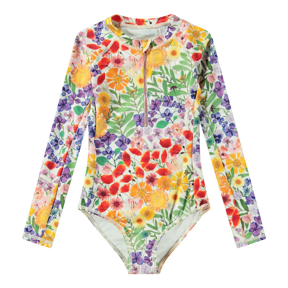 Molo Flowerpress Necky Swimsuit