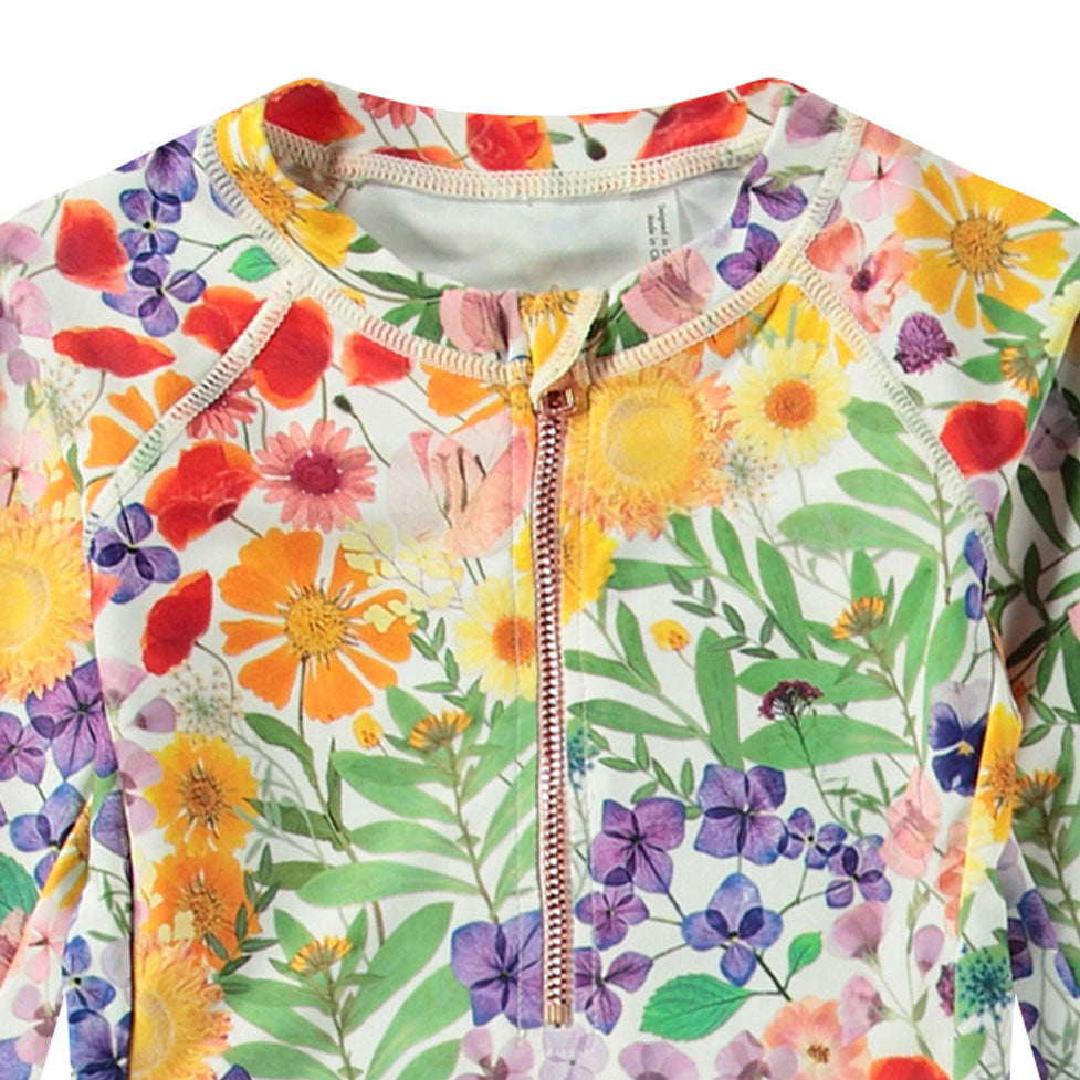 Molo Flowerpress Necky Swimsuit