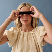 Knot Hairbands Black Velveteen Wrap