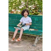 Kidiwi Mint Linen Adam Shorts