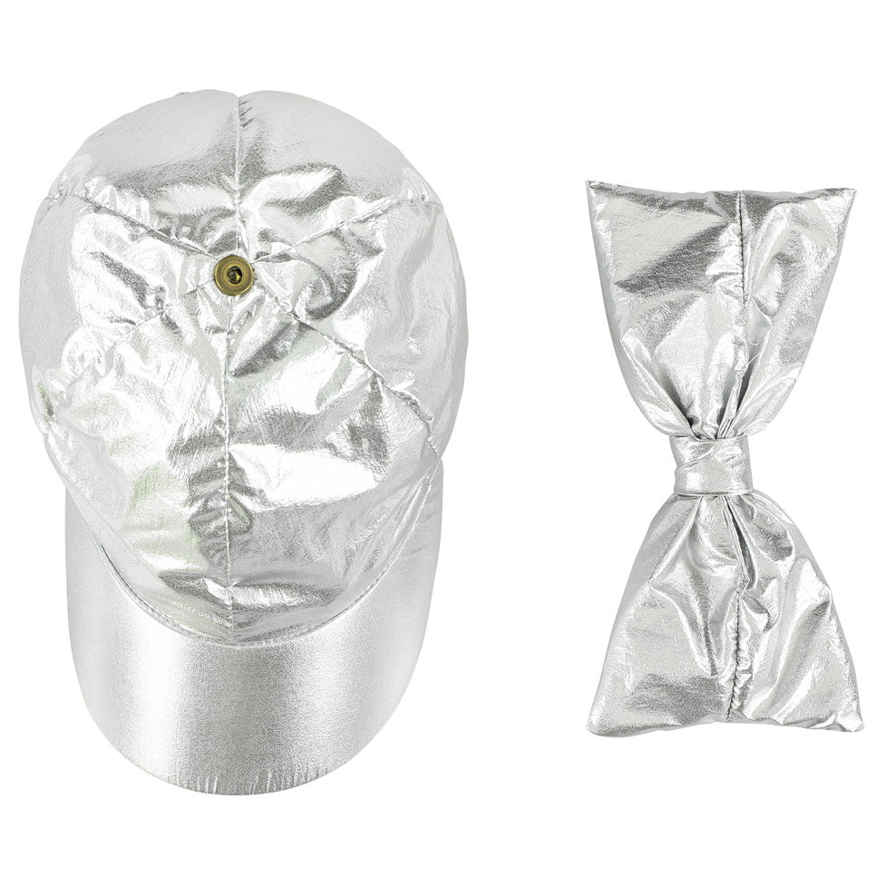Caroline Bosmans Silver Metal Cap