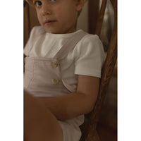 L by Ladida Cream Linen Romper