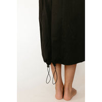 Ava and Lu Black Drawstring Skirt