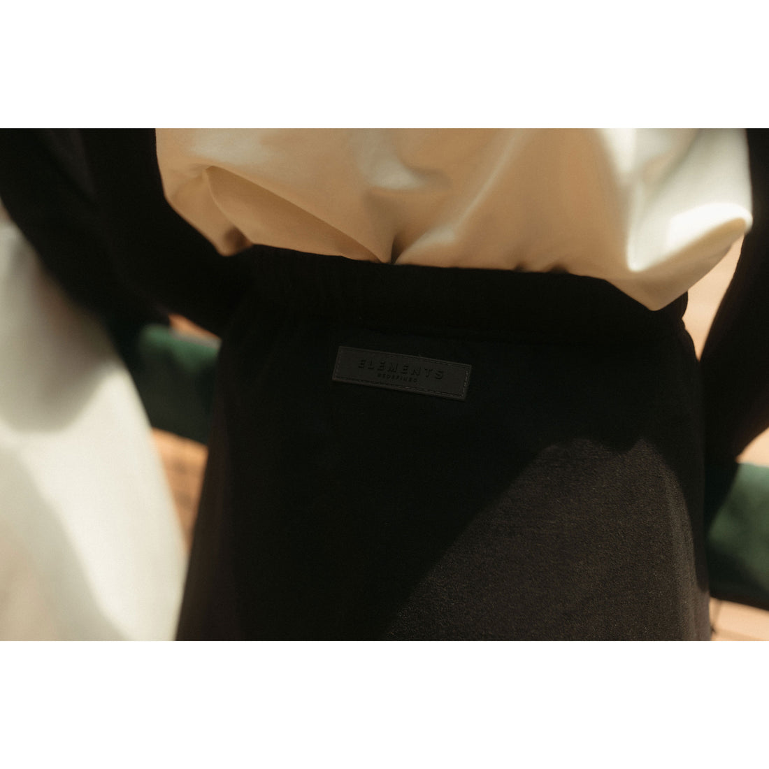 ELEMENTS Black Sweat Skirt