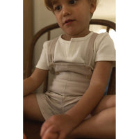 L by Ladida Cream Linen Romper