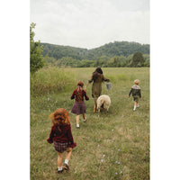 1984 Wine Plaid Fringe Bloomers