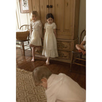 L by Ladida Cream Pleated Skirt