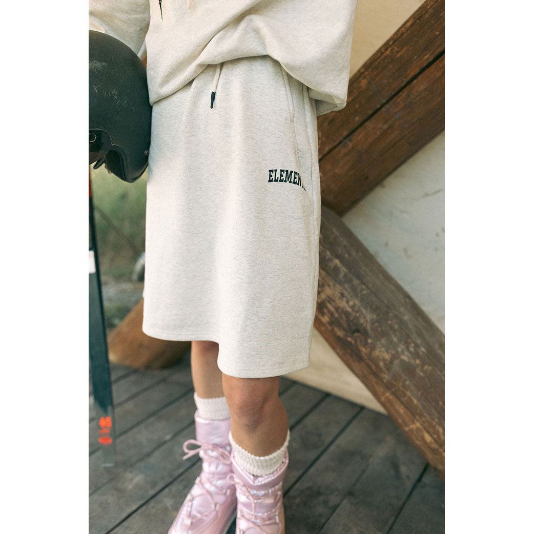 ELEMENTS Ivory Knee Length Sweat Skirt