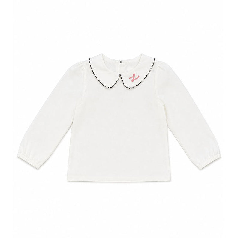 L by Ladida Cream Embroider Blouse