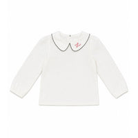 L by Ladida Cream Embroider Blouse