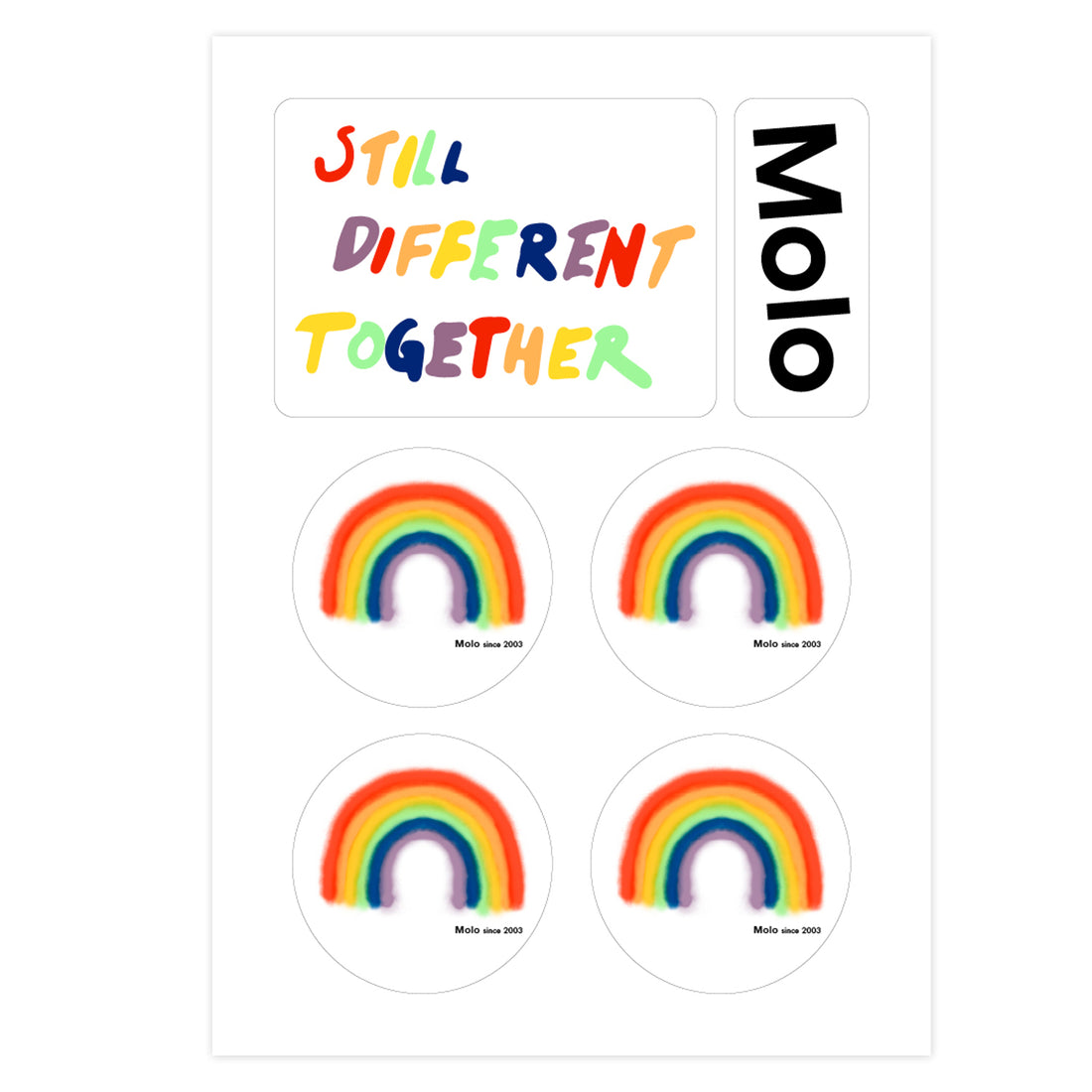 Molo White Jubilee Sticker