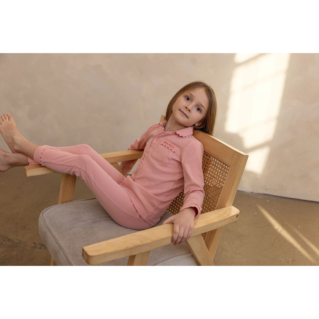 Coco Blanc Coral Grandpa Pajama