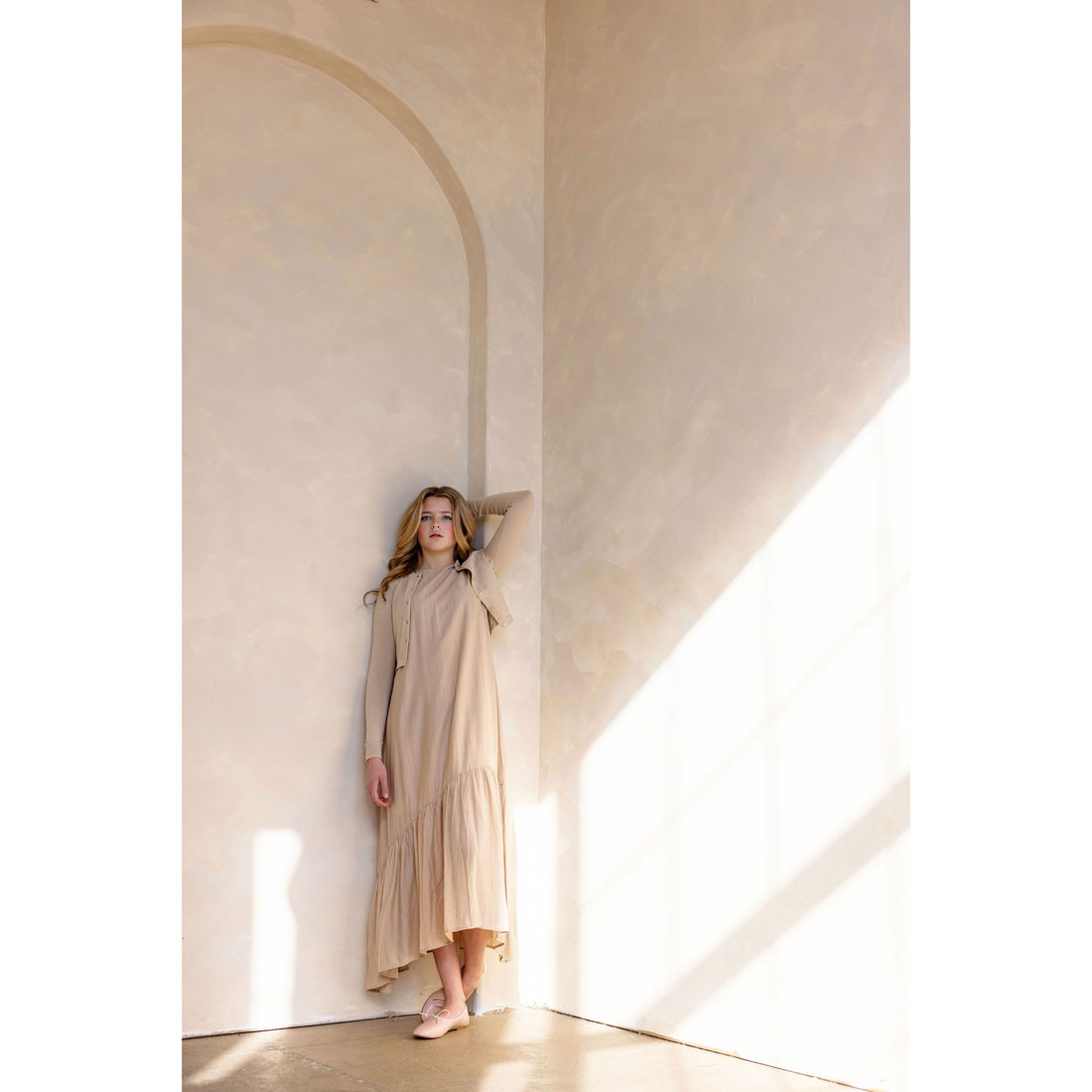 Coco Blanc Taupe Knit Cardigan