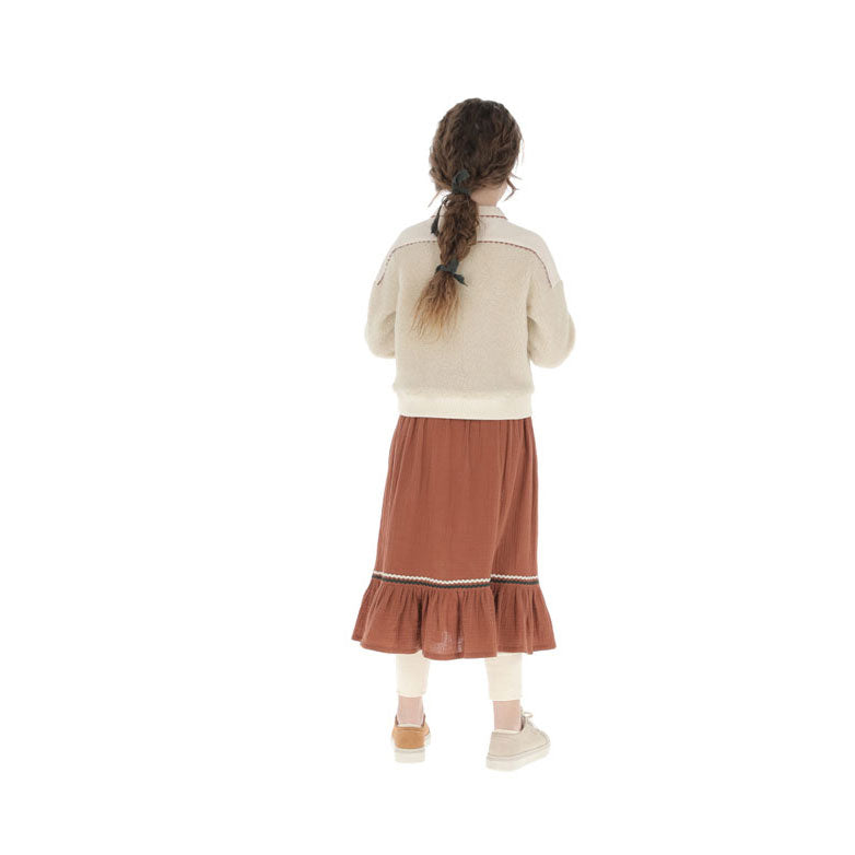 Belle Chiara Ecru Lamb Sweatshirt