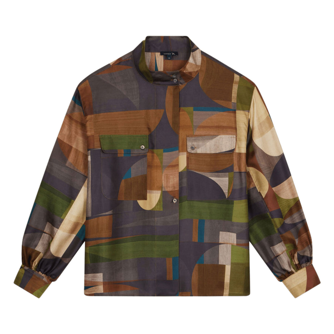 Soeur Brown Print Rita Blouse