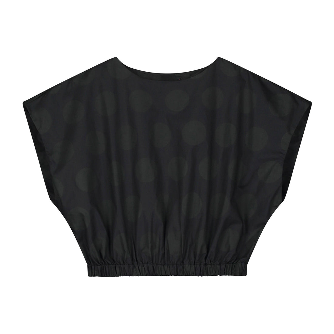 Little Creative Factory  Black Dots Polka Dot Top