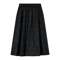 Little Creative Factory  Black Dots Polka Dot Women Skirt