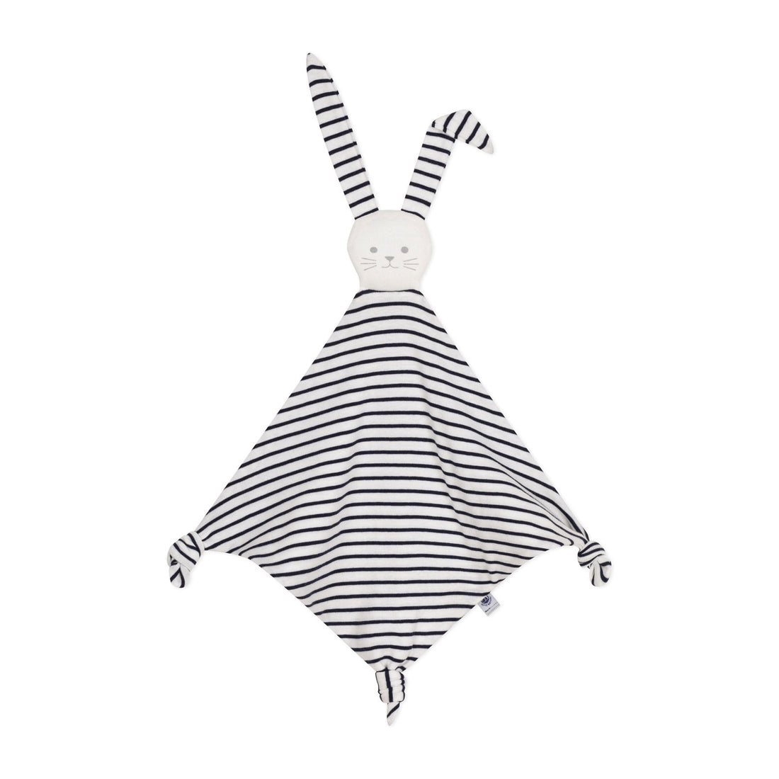 Petit Bateau White/Navy Striped Doudou