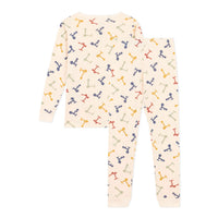Petit Bateau Cream Multi Scooter Print Loungewear