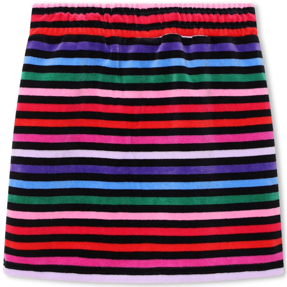 Sonia Rykiel Multi Mini Me Velour Multi Striped Skirt