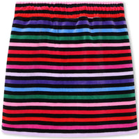 Sonia Rykiel Multi Mini Me Velour Multi Striped Skirt