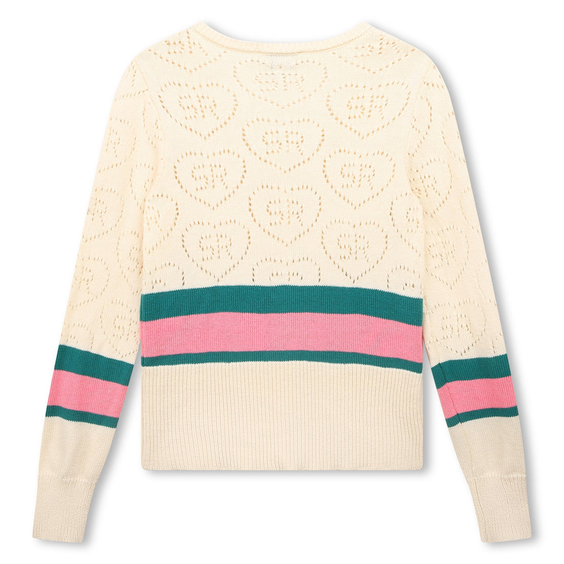 Sonia Rykiel Off White Mini Me Star Pattern Cardigan