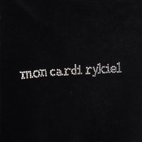 Sonia Rykiel Black Mini Me Velour Zip Up Hoodie