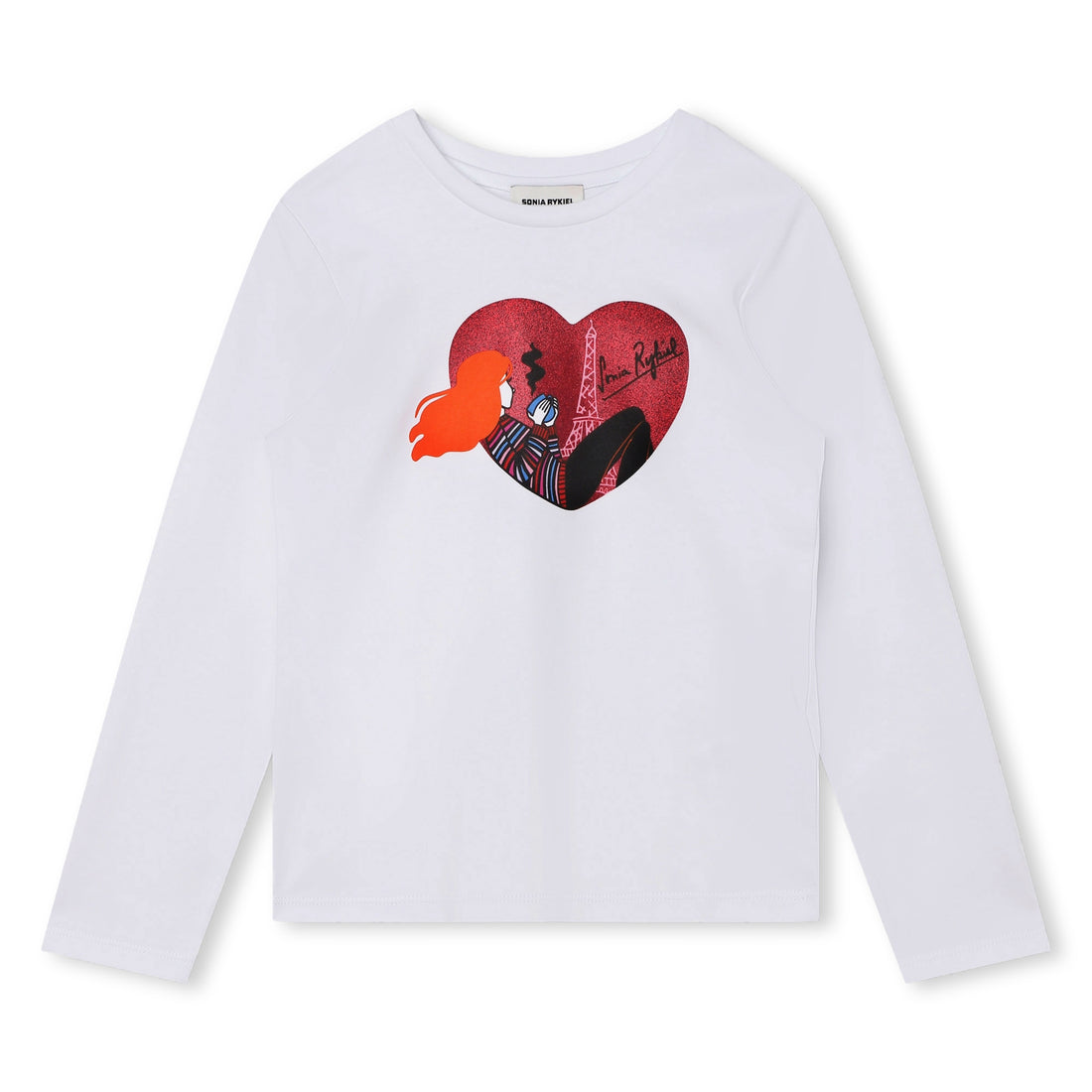 Sonia Rykiel White Heart/Paris Tshirt
