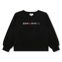 Sonia Rykiel Black Multi Logo Sweatshirt