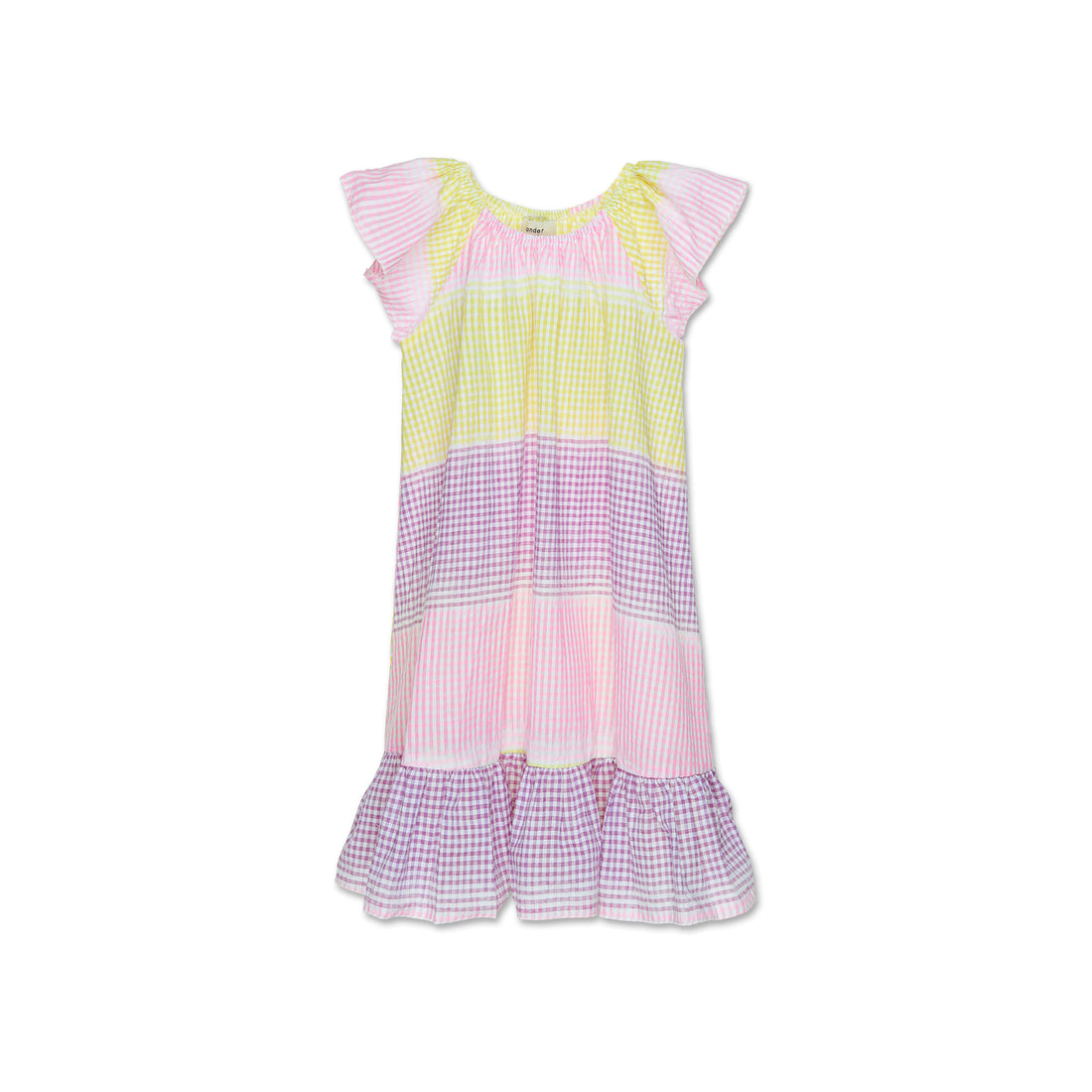 Wander and Wonder  Pink Gingham Scarlett Dress