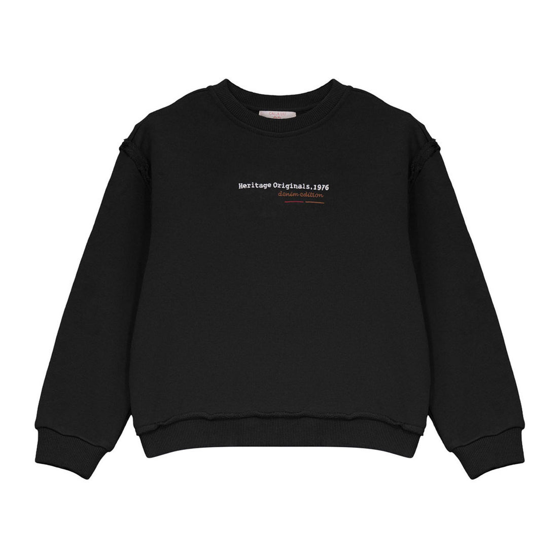 Calla Lili  Black Heritage Sweatshirt