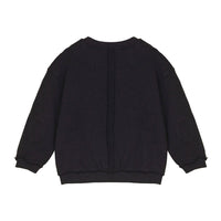 Calla Lili  Black Stamp Sweatshirt