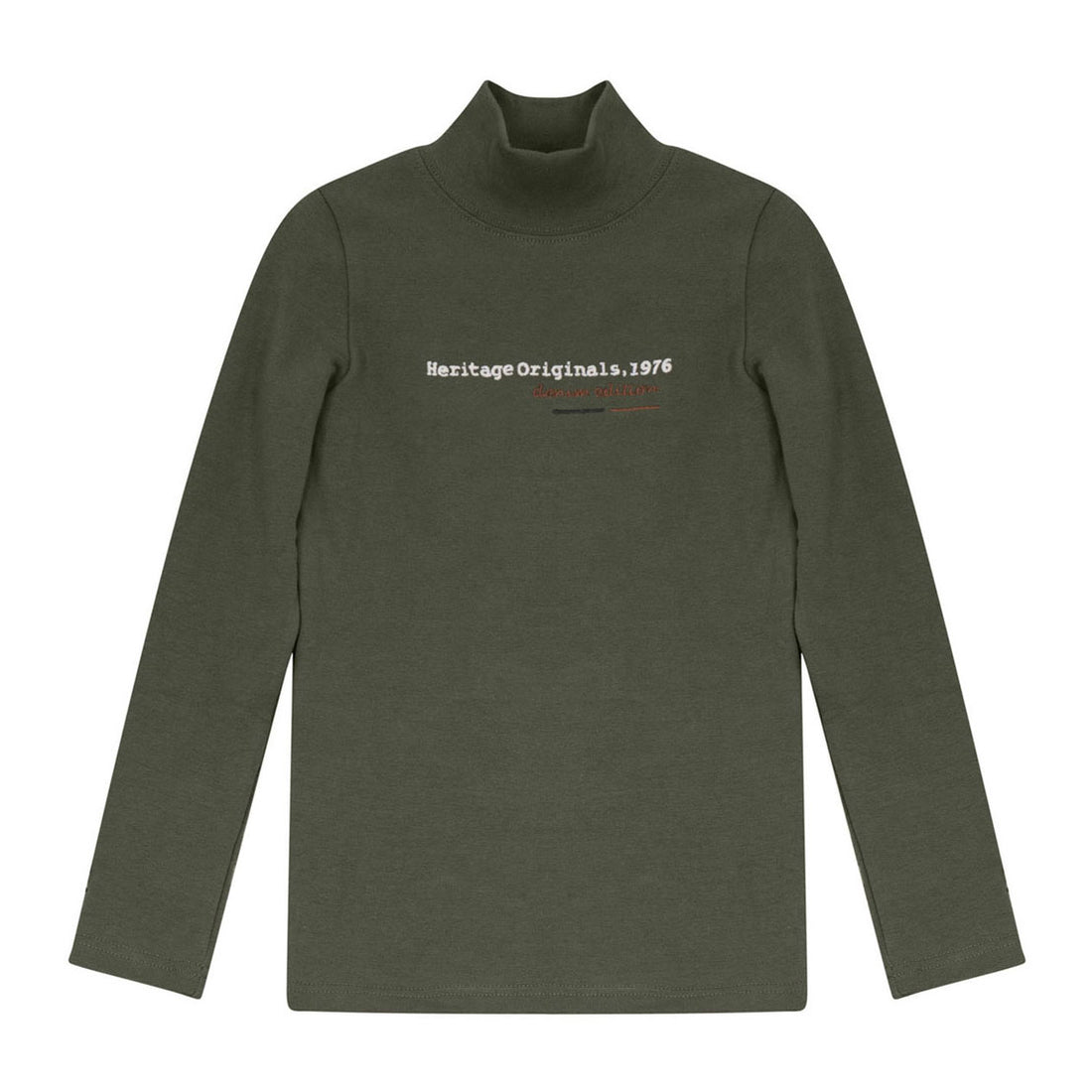 Calla Lili  Green Heritage Mockneck