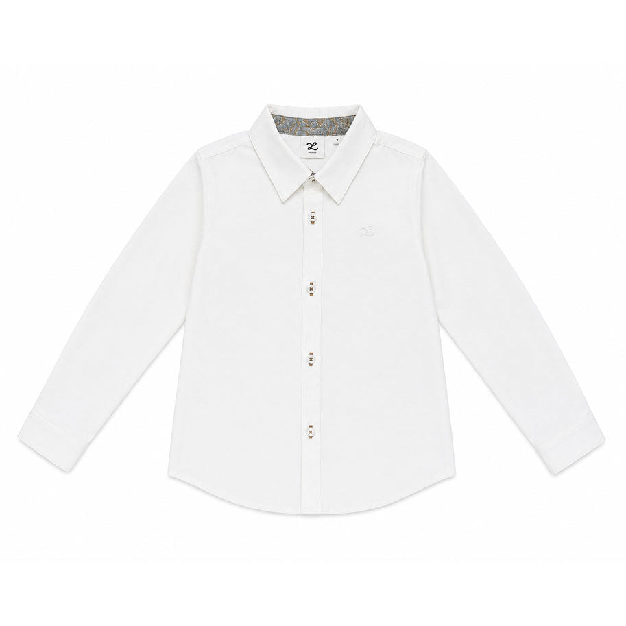 L by Ladida White Mosaic Shirt