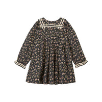 Emile et Ida Black Country Sailor Collar Dress