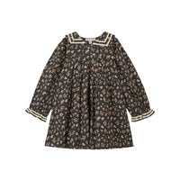 Emile et Ida Black Country Sailor Collar Dress