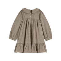 Emile et Ida Brown Vintage Embroidered Dress