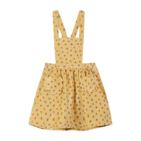 Emile et Ida Yellow Flower Pocket Apron Dress
