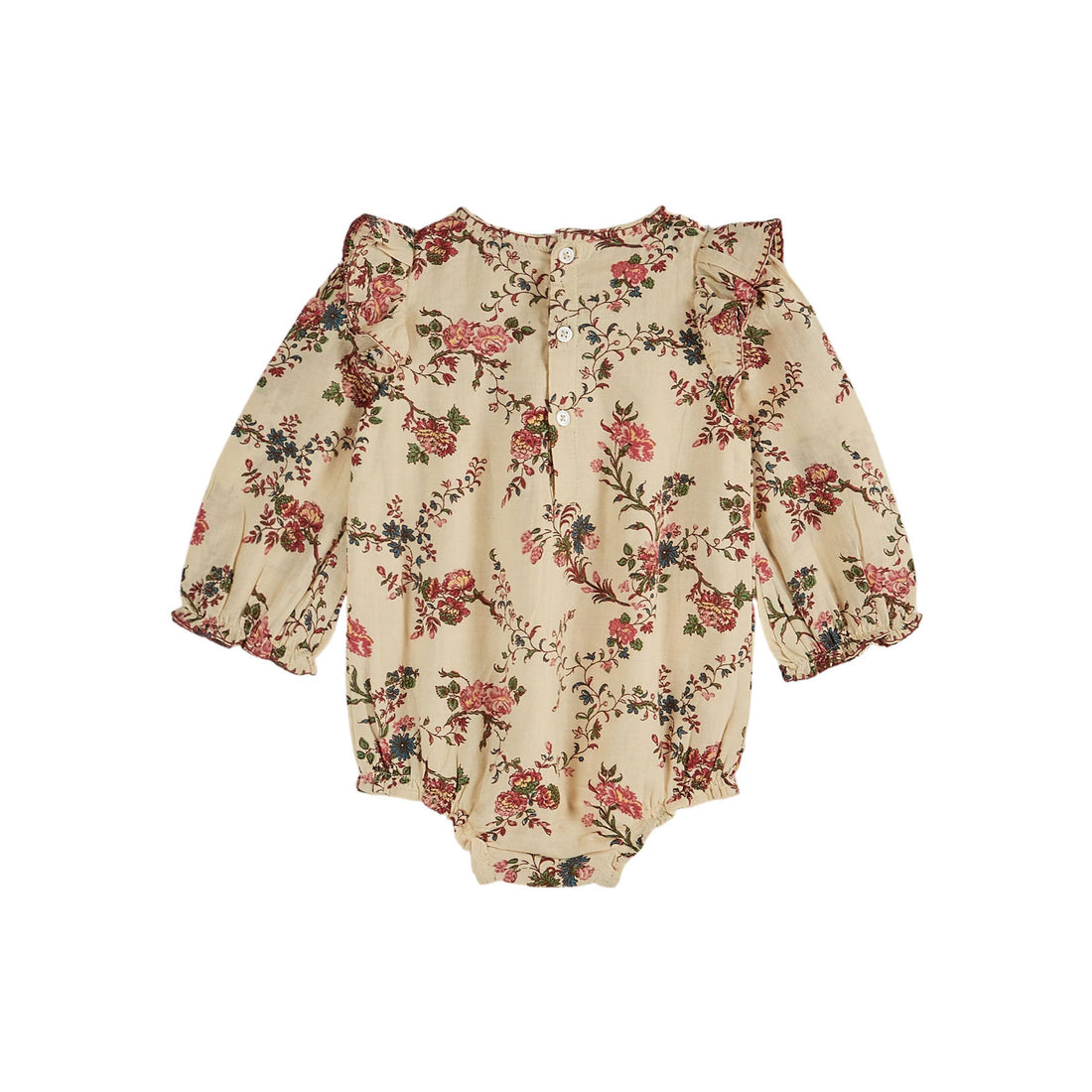Emile et Ida Ecru Orchid Romper