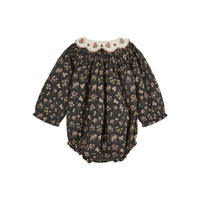 Emile et Ida Black Country Collar Romper