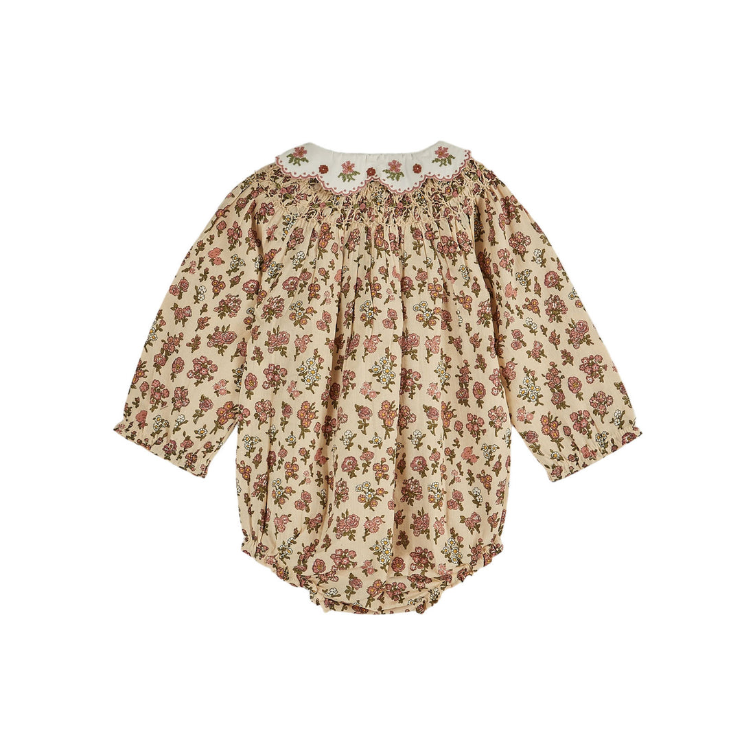 Emile et Ida Rose Country Collar Romper